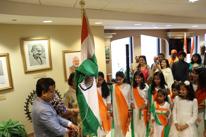 Independence Day celebration at the Consulate General of India in Chicago