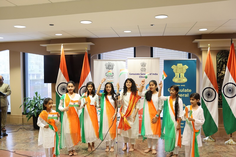 Independence Day celebration at the Consulate General of India in Chicago