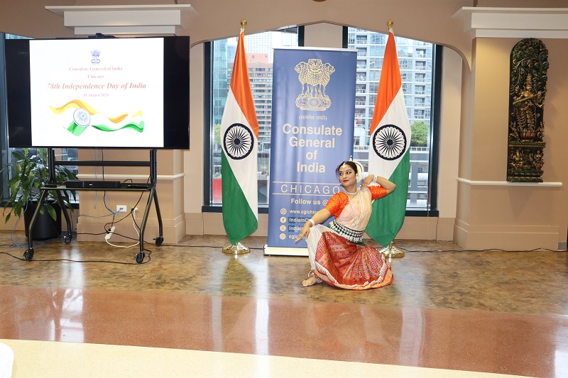 Independence Day celebration at the Consulate General of India in Chicago  